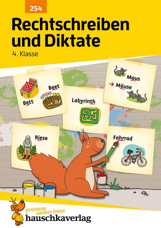 Produktbild: Deutsch 4. Klasse &Uuml;bungsheft - Rechtschreiben und Diktate