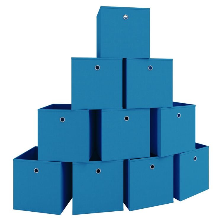 Produktbild: 10er Set Faltbox Klappbox Aufbewahrungsbox Boxas