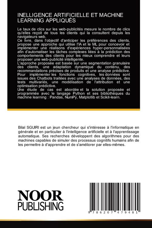 Produktbild: Inelligence Artificielle Et Machine Learning Appliqu&eacute;s