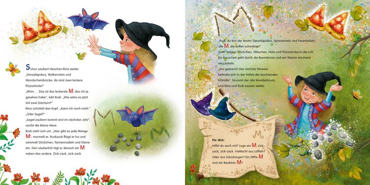 Produktbild: Simsalapokus, Rina! Die wilde Buchstaben-Hexerei