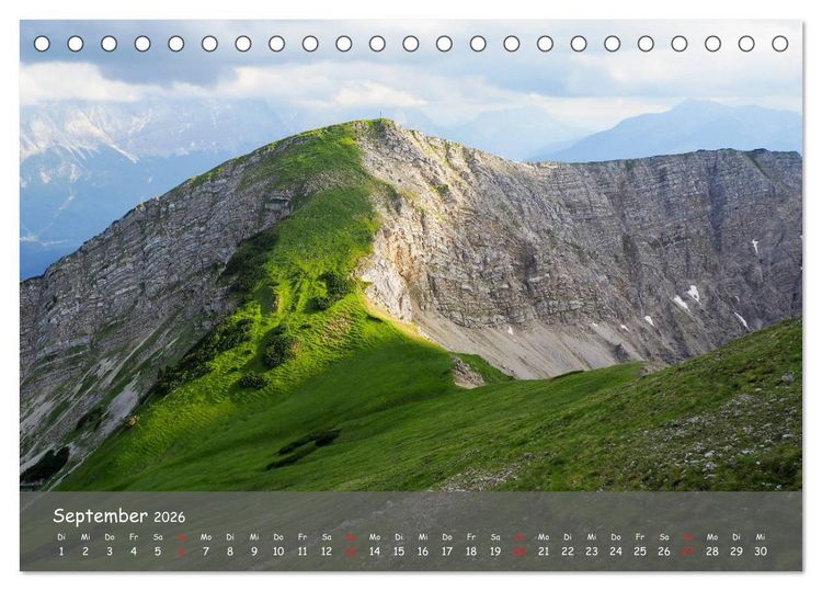 Produktbild: Ammergauer Alpen (Tischkalender 2026 DIN A5 quer), CALVENDO Monatskalender
