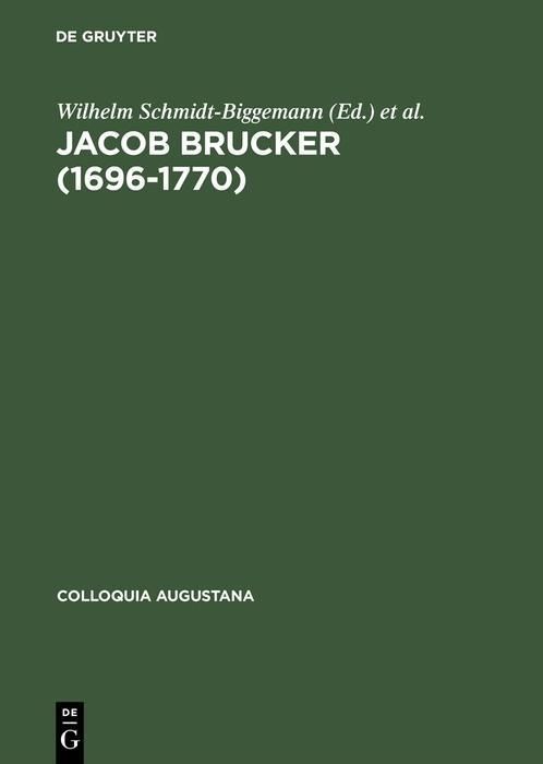 Produktbild: Jacob Brucker (1696-1770)