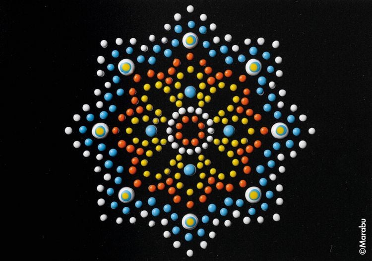 Produktbild: Marabu Dot Pen Set Mandala 4x25ml