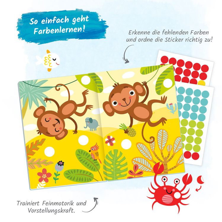 Produktbild: Tr&ouml;tsch Mein allererstes Stickerbuch Tintenfisch