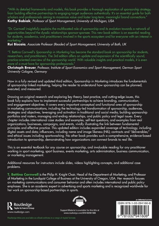 Produktbild: Sponsorship in Marketing