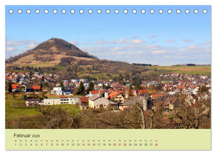 Produktbild: Unsere sch&ouml;ne Heimat - Die Schw&auml;bische Alb (Tischkalender 2026 DIN A5 quer), CALVENDO Monatskalender