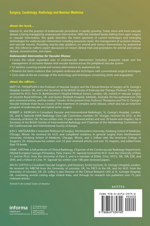 Produktbild: Endovascular Intervention for Vascular Disease