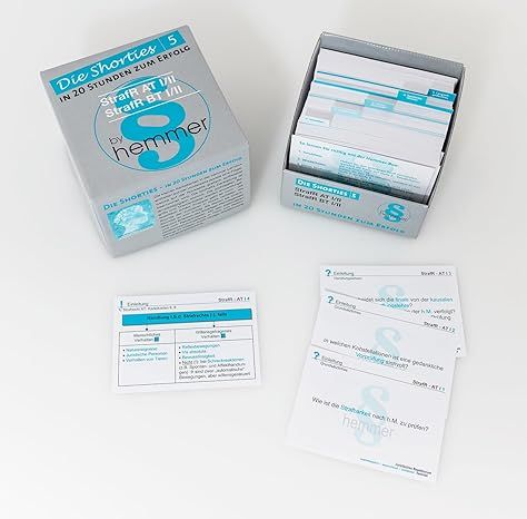 Produktbild: Karteikarten Shorties Box 5 - Strafrecht AT I/II, BT I/II