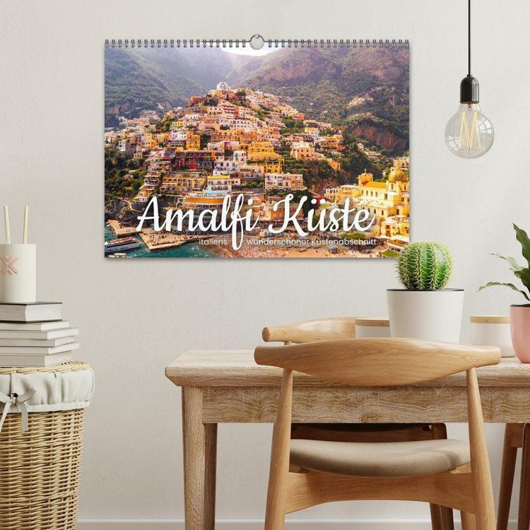 Produktbild: Amalfi K&uuml;ste - Italiens wundersch&ouml;ner K&uuml;stenabschnitt. (Wandkalender 2026 DIN A3 quer), CALVENDO Monatskalender