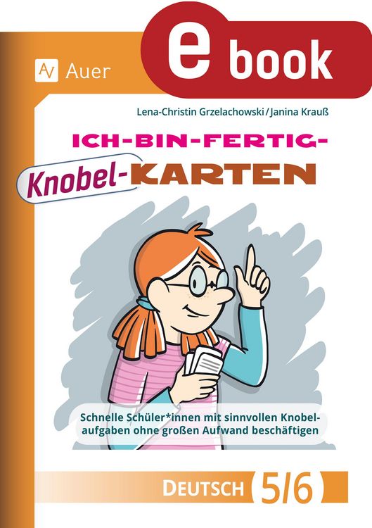 Produktbild: Ich-bin-fertig-Knobelkarten Deutsch Klassen 5-6