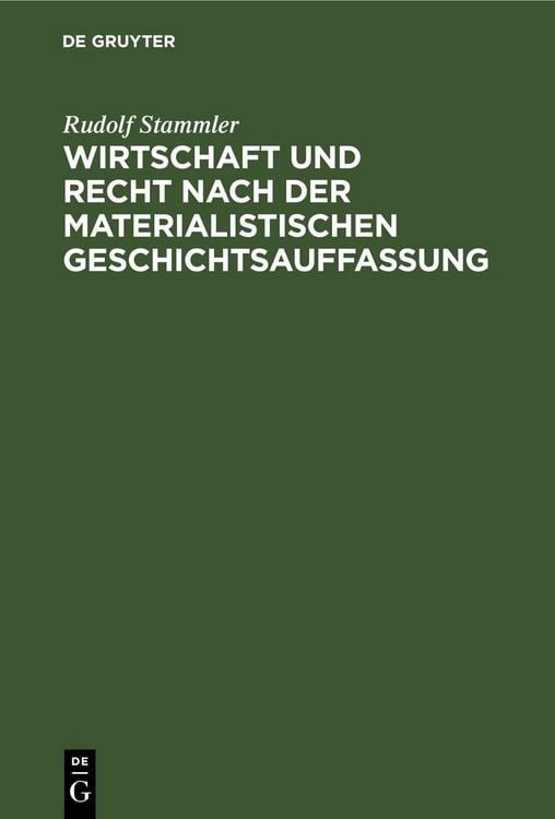 Produktbild: Wirtschaft und Recht nach der materialistischen Geschichtsauffassung