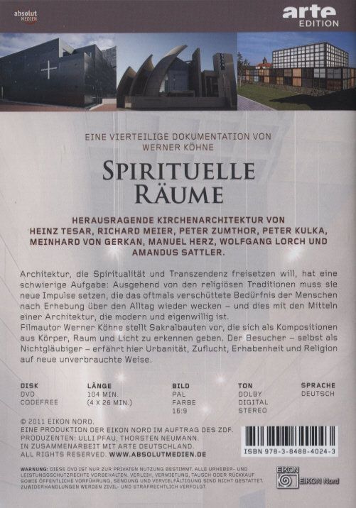 Produktbild: Spirituelle R&auml;ume - Moderne Sakralarchitektur