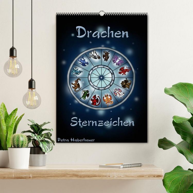 Produktbild: Drachen-Sternzeichen (Wandkalender 2026 DIN A2 hoch), CALVENDO Monatskalender