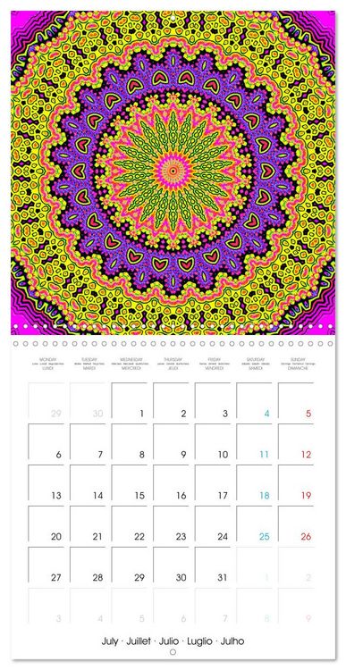 Produktbild: Invitation au voyage introspectif (Calendrier mural carr&eacute; 2026 30x30 cm) Calendrier double avec une page pour vos prises de notes