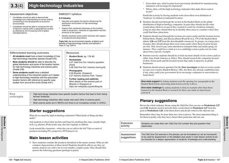 Produktbild: Belfield, J: Cambridge IGCSE (TM) Geography Teacher Guide