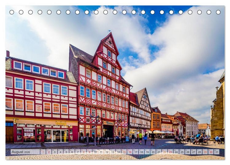 Produktbild: Duderstadt Impressionen (Tischkalender 2026 DIN A5 quer), CALVENDO Monatskalender