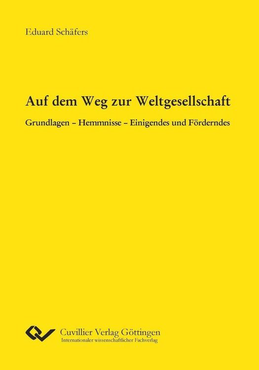 Produktbild: Auf dem Weg zur Weltgesellschaft