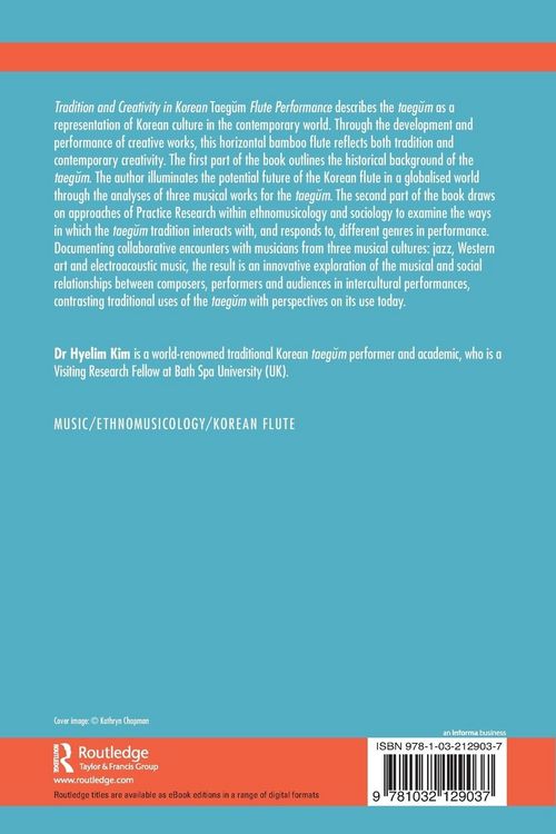 Produktbild: Tradition and Creativity in Korean Taeg&iquest;m Flute Performance