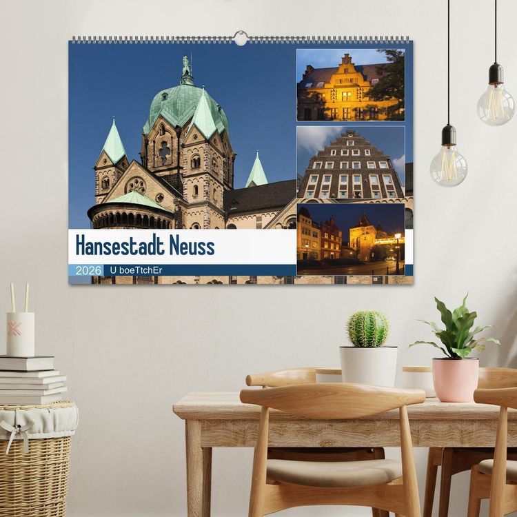 Produktbild: Hansestadt Neuss (Wandkalender 2026 DIN A2 quer), CALVENDO Monatskalender