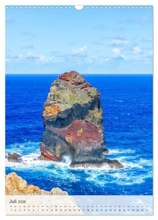 Produktbild: Madeira - Natur und Geschichte (Wandkalender 2026 DIN A3 hoch), CALVENDO Monatskalender