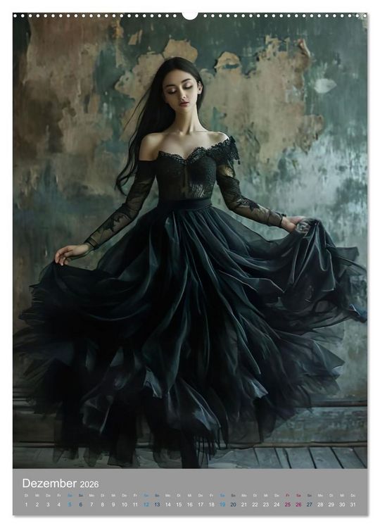 Produktbild: M&auml;rchenhafte Ballerina (hochwertiger Premium Wandkalender 2026 DIN A2 hoch), Kunstdruck in Hochglanz