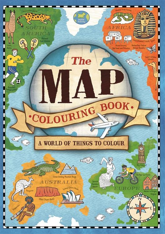 Produktbild: The Map Colouring Book