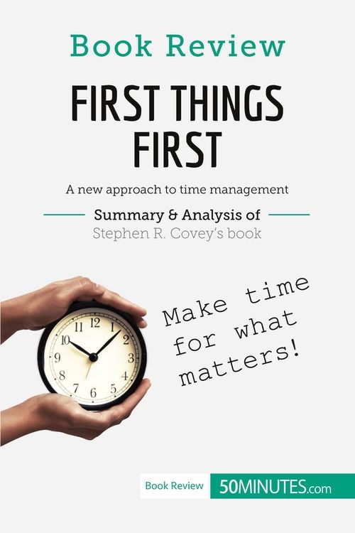 Produktbild: Book Review: First Things First by Stephen R. Covey