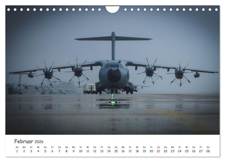 Produktbild: A400M LTG 62 (Wandkalender 2026 DIN A4 quer), CALVENDO Monatskalender