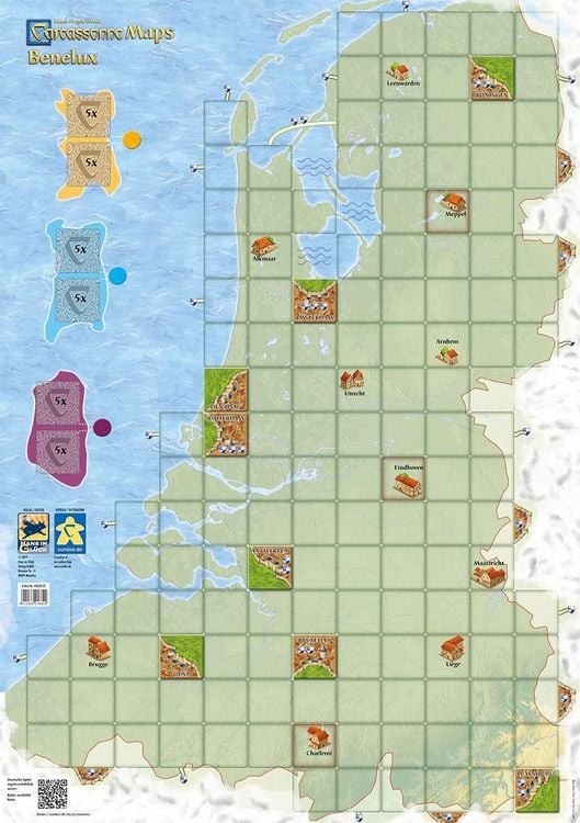 Produktbild: Carcassonne Maps - Benelux