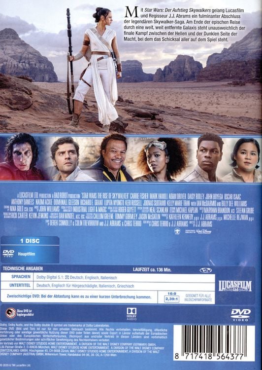 Produktbild: Star Wars - Der Aufstieg Skywalkers