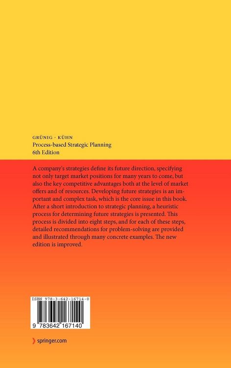 Produktbild: Process-based Strategic Planning