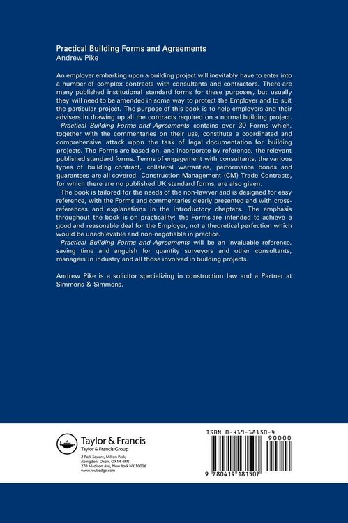 Produktbild: Practical Building Forms and Agreements