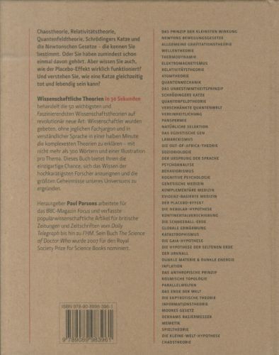 Produktbild: Wissenschaftliche Theorien in 30 Sekunden