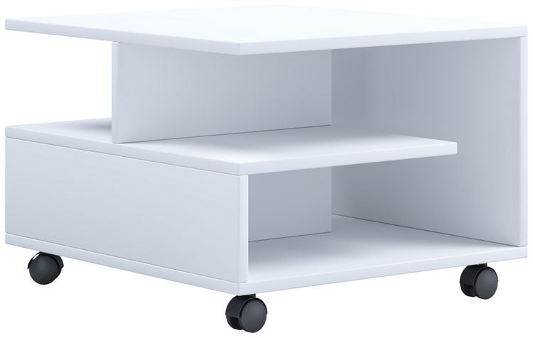 Produktbild: Holz Sofatisch Couchtisch Rollen rollbar Stango S
