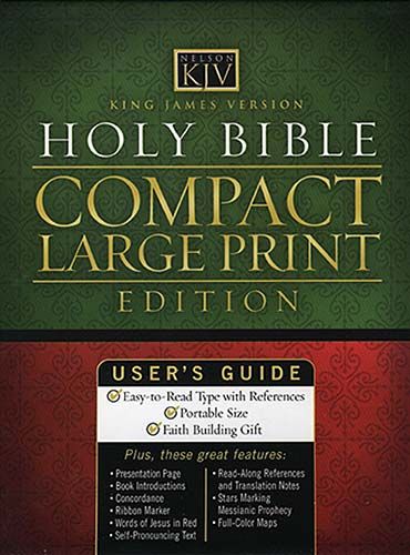 Produktbild: Compact Large Print Bible-KJV