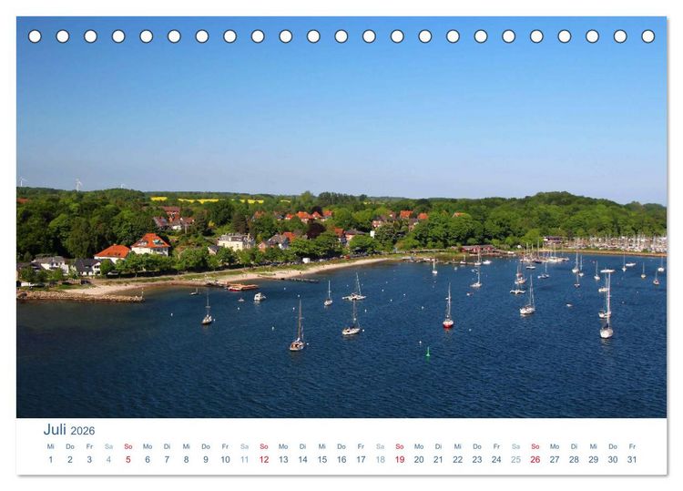 Produktbild: Eckernf&ouml;rde 2026. Impressionen rund um den Hafen (Tischkalender 2026 DIN A5 quer), CALVENDO Monatskalender