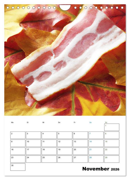Produktbild: Bacon Kalender - Wir lieben Bacon (Wandkalender 2026 DIN A4 hoch), CALVENDO Monatskalender
