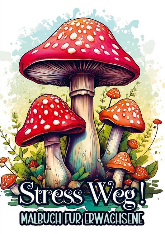 Produktbild: Malbuch f&uuml;r Erwachsene - Stress Weg!