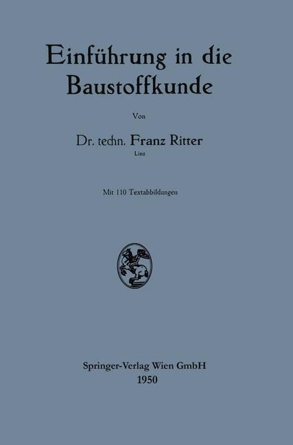 Produktbild: Einf&uuml;hrung in die Baustoffkunde