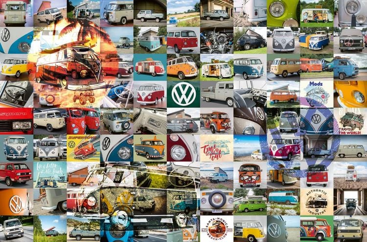 Produktbild: Puzzle Ravensburger 99 Bulli Moments 3000 Teile