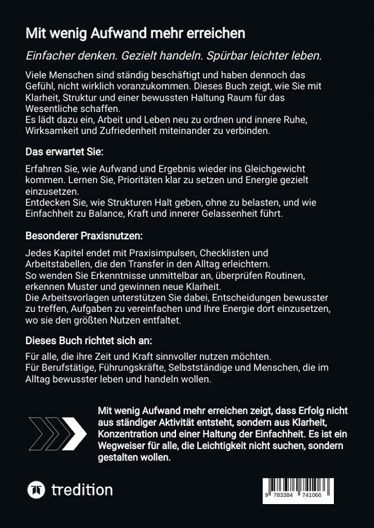 Produktbild: Mit wenig Aufwand mehr erreichen