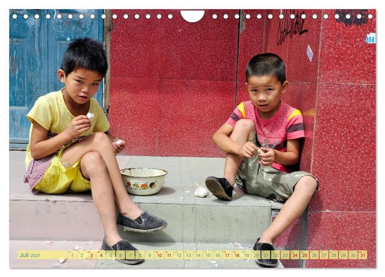 Produktbild: Begegnungen am Wegesrand &ndash; Auf dem Weg von Kashgar nach Lhasa (Wandkalender 2027 DIN A4 quer), CALVENDO Monatskalender