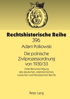 Produktbild: Die polnische Zivilprozessordnung von 1930/33