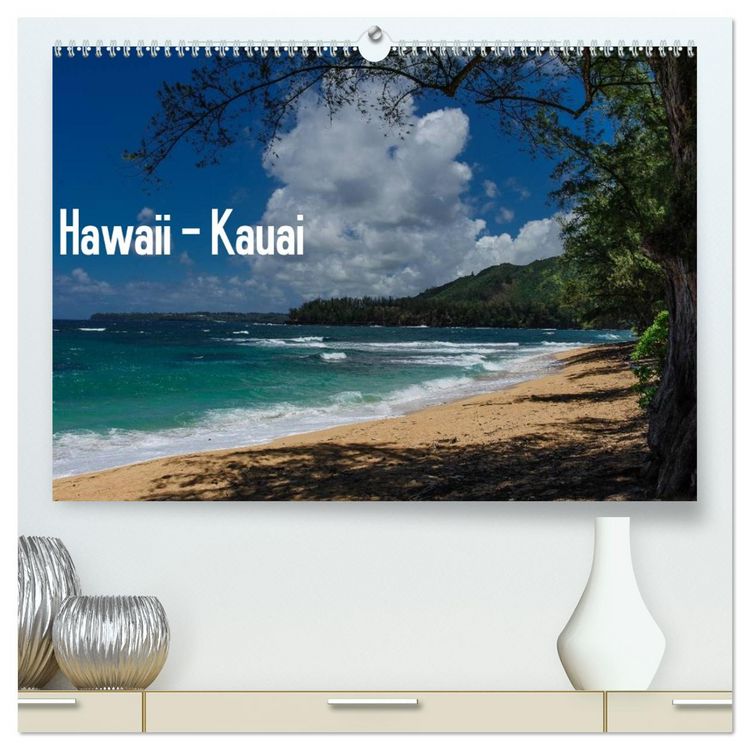 Produktbild: Hawaii - Kauai (hochwertiger Premium Wandkalender 2026 DIN A2 quer), Kunstdruck in Hochglanz