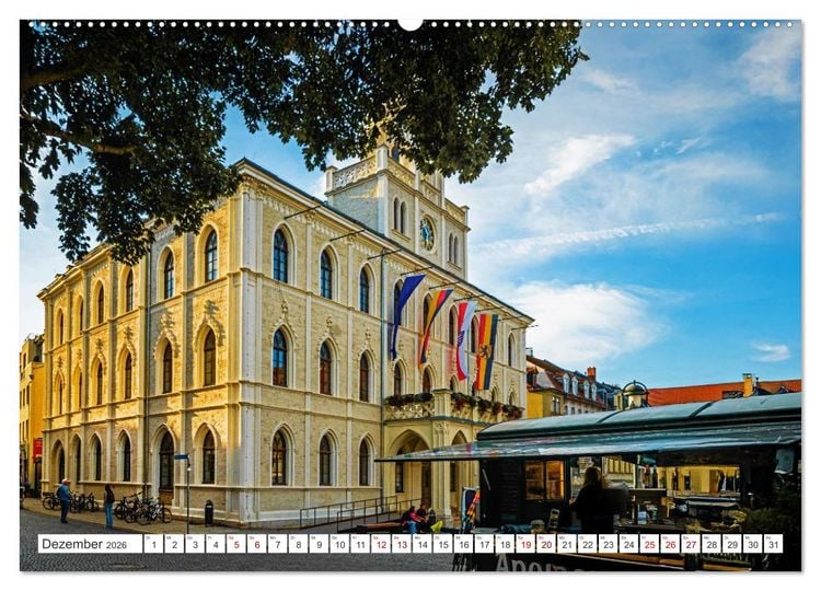 Produktbild: Kulturstadt Weimar - Stadt der Klassiker (hochwertiger Premium Wandkalender 2026 DIN A2 quer), Kunstdruck in Hochglanz