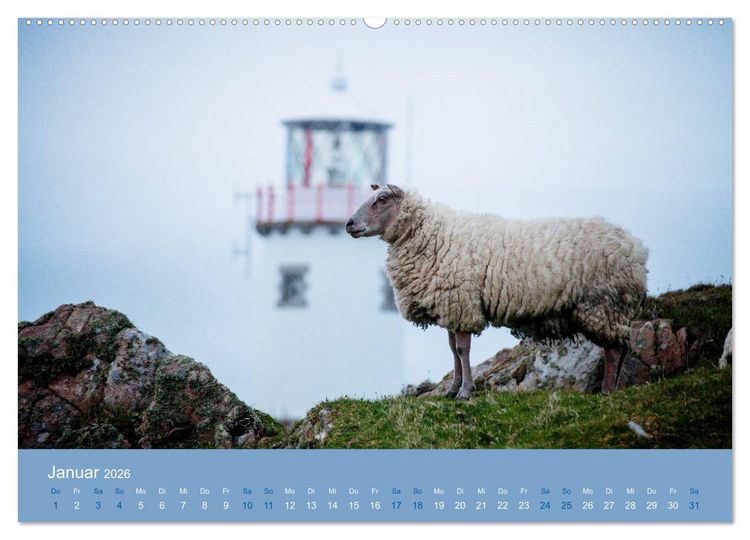 Produktbild: Unter Schafen - Wegbegleiter auf Reisen (Wandkalender 2026 DIN A2 quer), CALVENDO Monatskalender