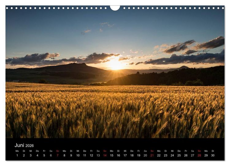 Produktbild: Vulkanlandschaft Hegau 2026 (Wandkalender 2026 DIN A3 quer), CALVENDO Monatskalender