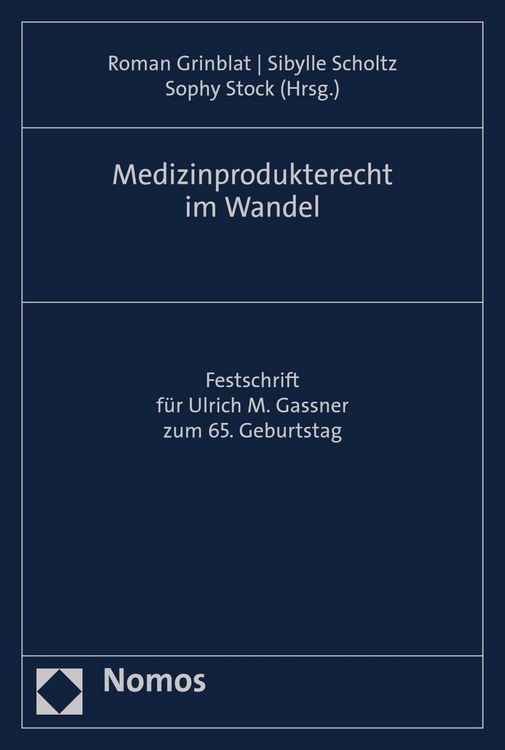 Produktbild: Medizinprodukterecht im Wandel