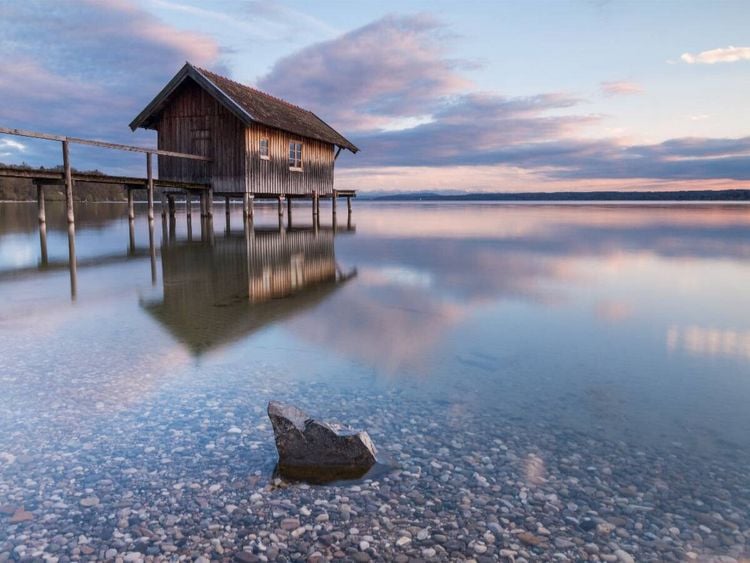 Produktbild: CALVENDO Puzzle Ammersee | 1000 Teile Lege-Gr&ouml;&szlig;e 64x48cm Foto-Puzzle f&uuml;r gl&uuml;ckliche Stunden