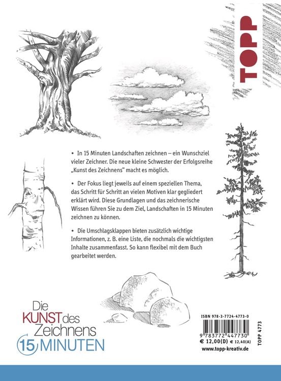 Produktbild: Die Kunst des Zeichnens 15 Minuten - Landschaften